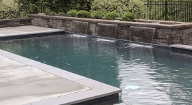Geometric Pool with Sheer Descents