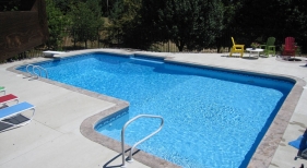 Colorful-pool-furniture-deep-diving-pool-L-shape-radius-corner-bench-camelback-ladder-1
