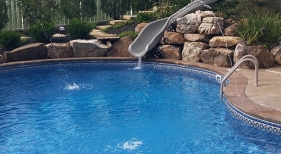 Rock Waterfall Slide